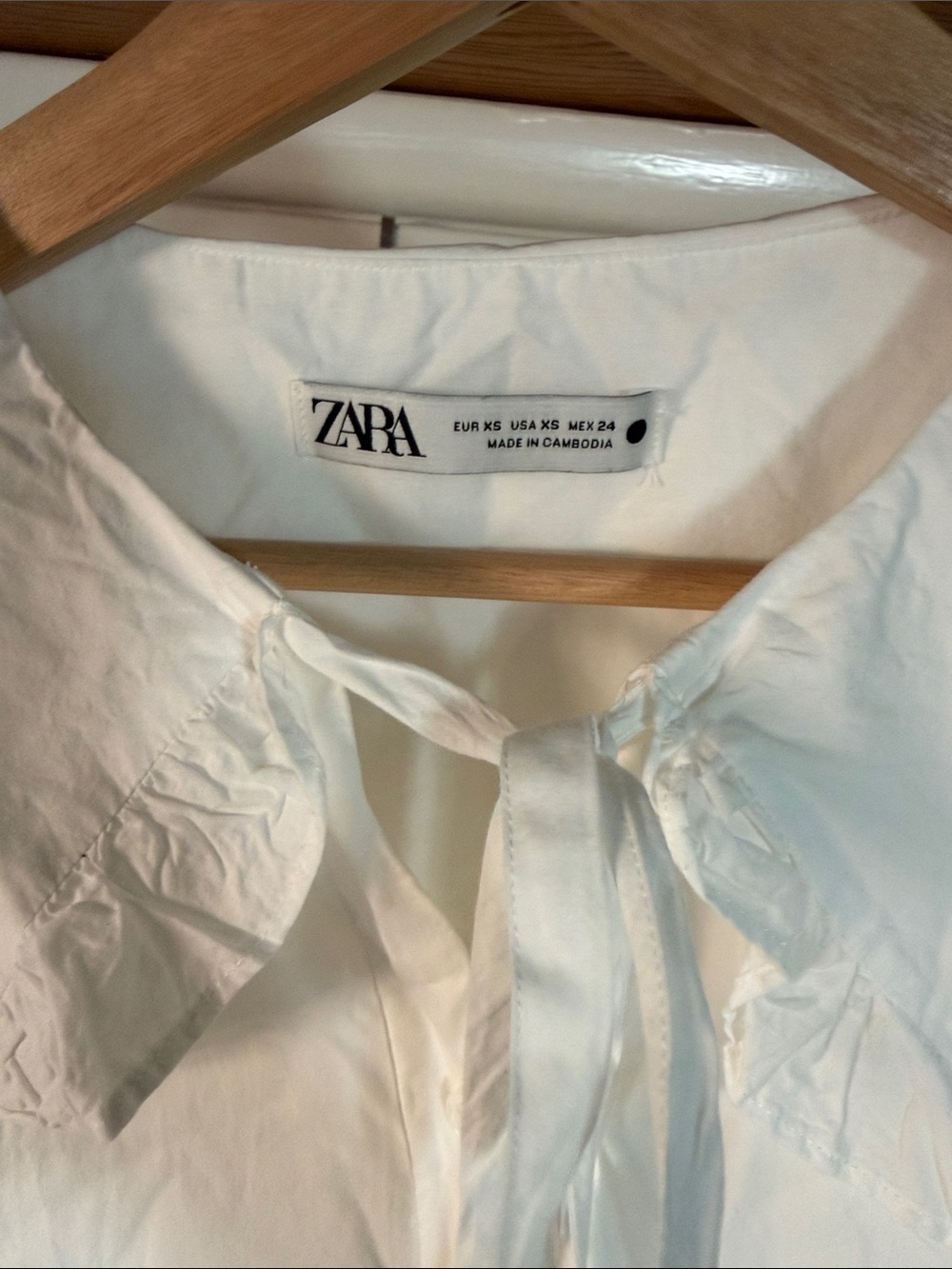 Zara Ruffle-Collar Shirt - Picture 3 of 5